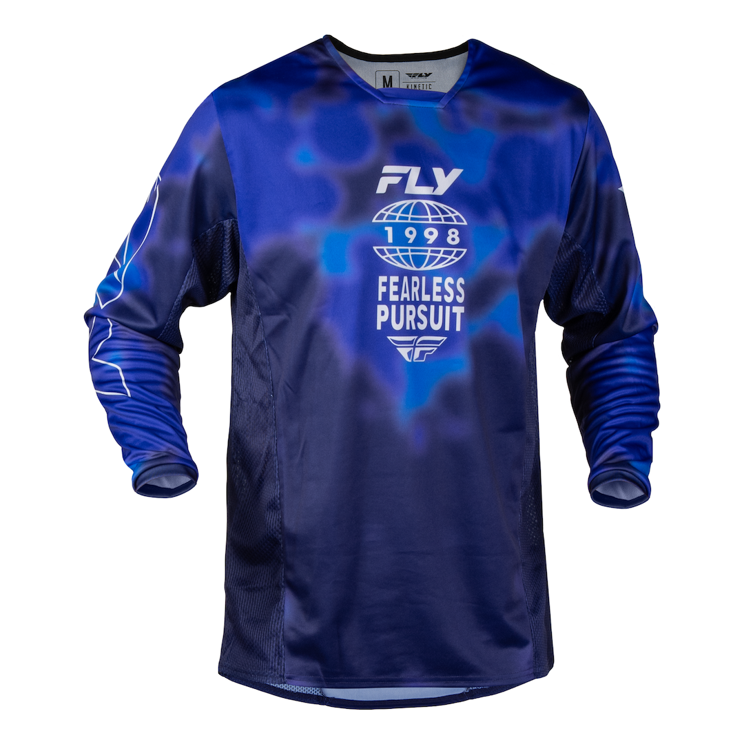 Fly Racing Kinetic Blur 2027 MX Kit Combo Blue/Navy