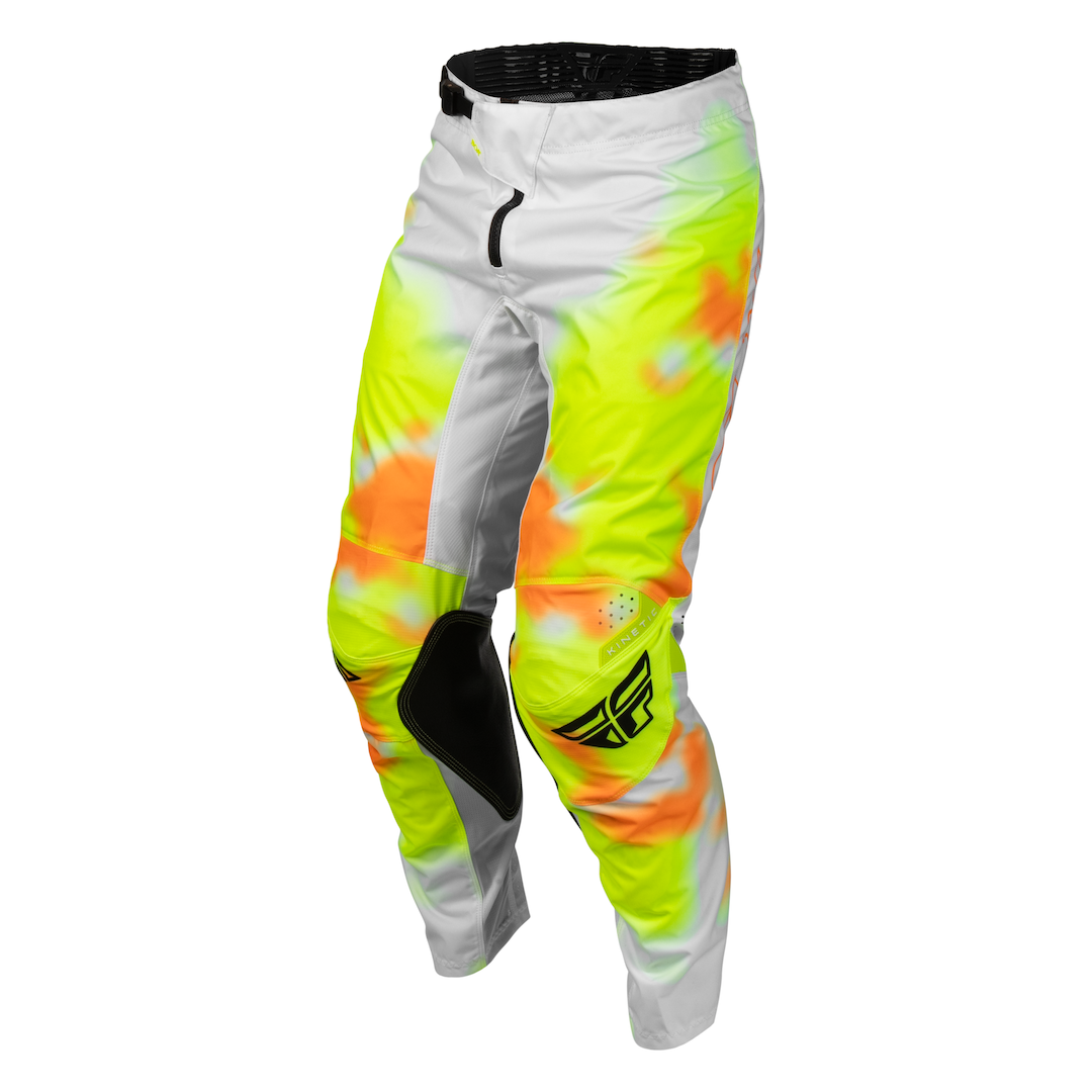 Fly Racing Kinetic Blur 2027 MX Kit Combo White/Hi-Vis/Orange