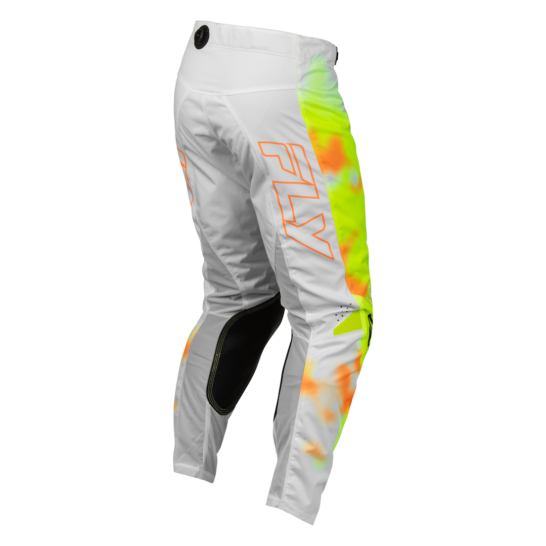 Fly Racing Kinetic Blur 2027 MX Kit Combo White/Hi-Vis/Orange