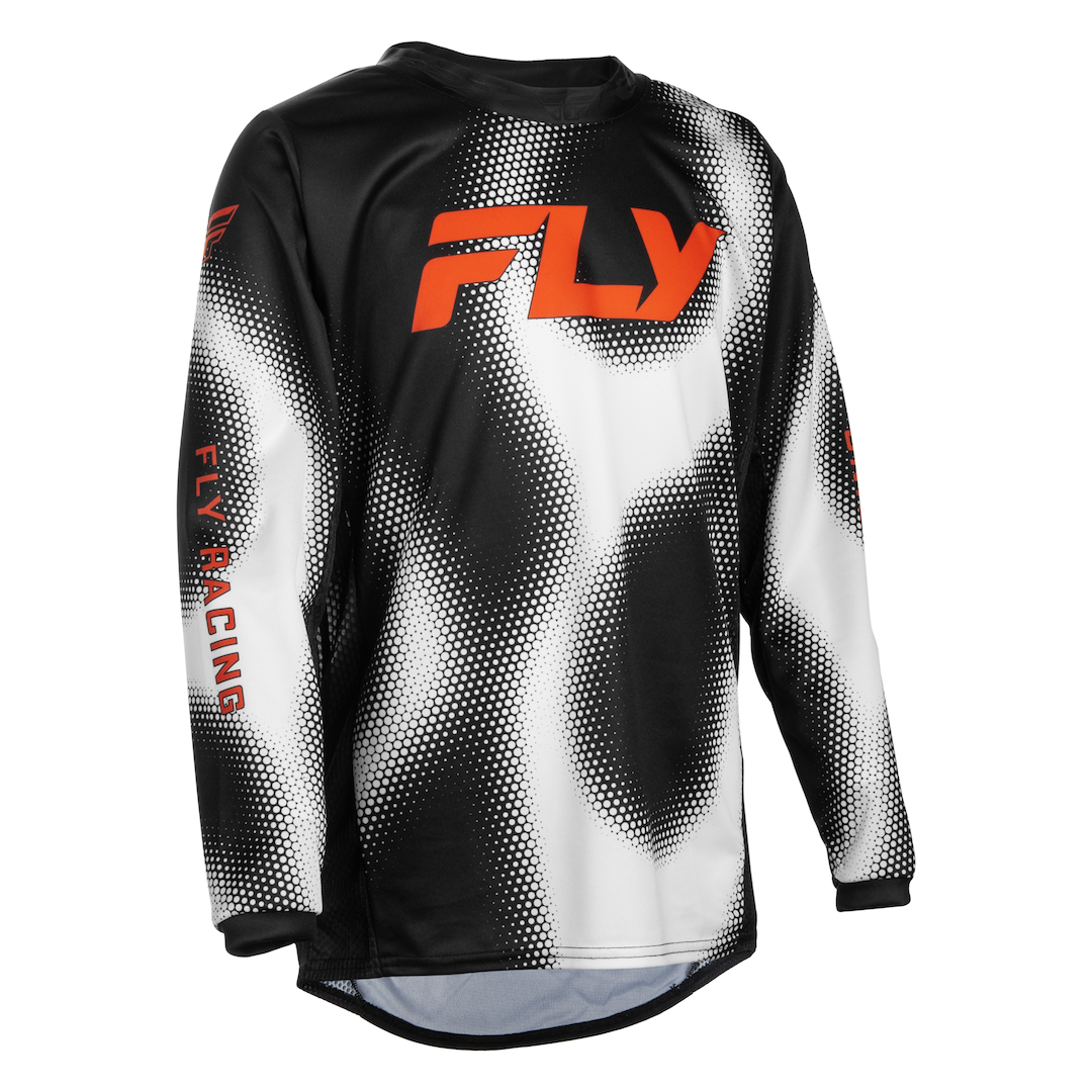 Fly YOUTH Kinetic Torch 2027 MX Kit Combo Black/White/Orange