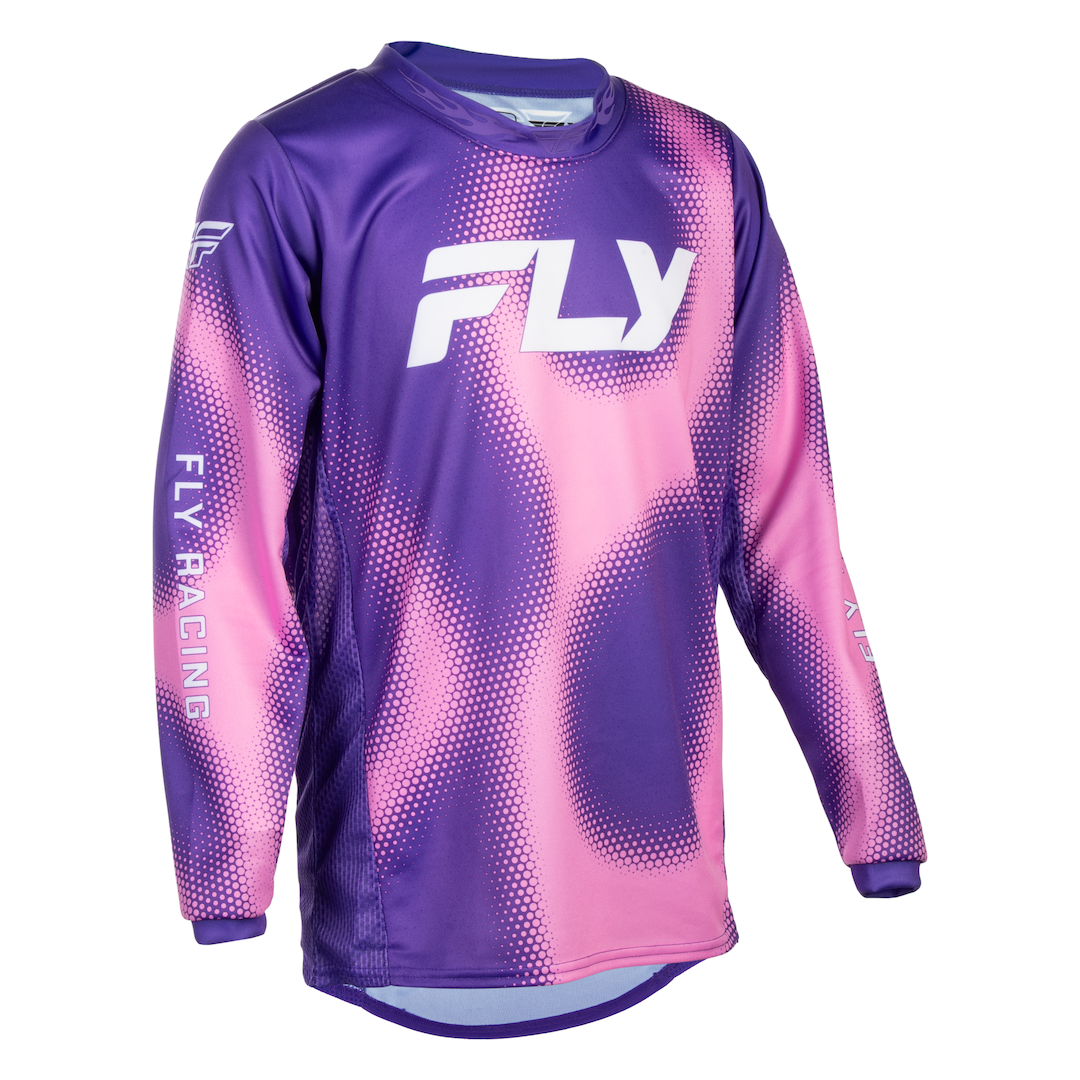 Fly YOUTH Kinetic Torch 2027 MX Kit Combo Purple/Pink