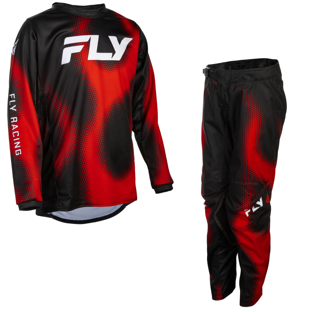 Fly YOUTH Kinetic Torch 2027 MX Kit Combo Black/Red/White