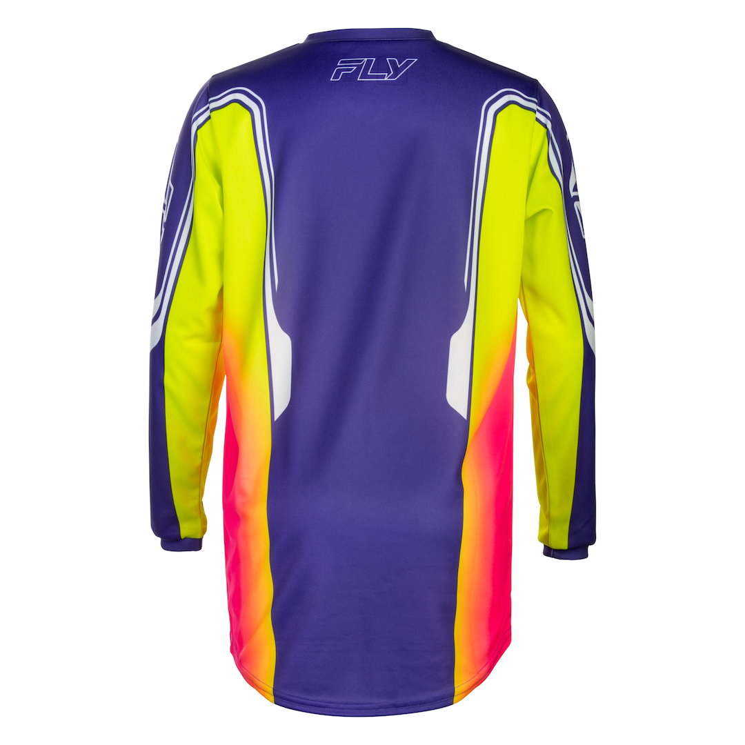 Fly YOUTH F-16 Raze 2027 MX Kit Combo Purple/Red/Yellow