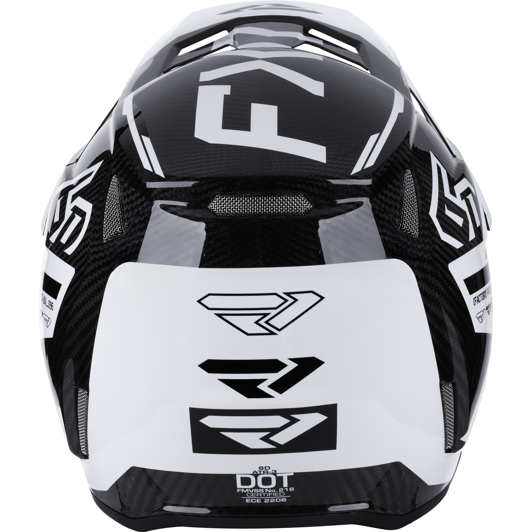 FXR 6D ATR-3 FIM Helmet 2026 White/Black