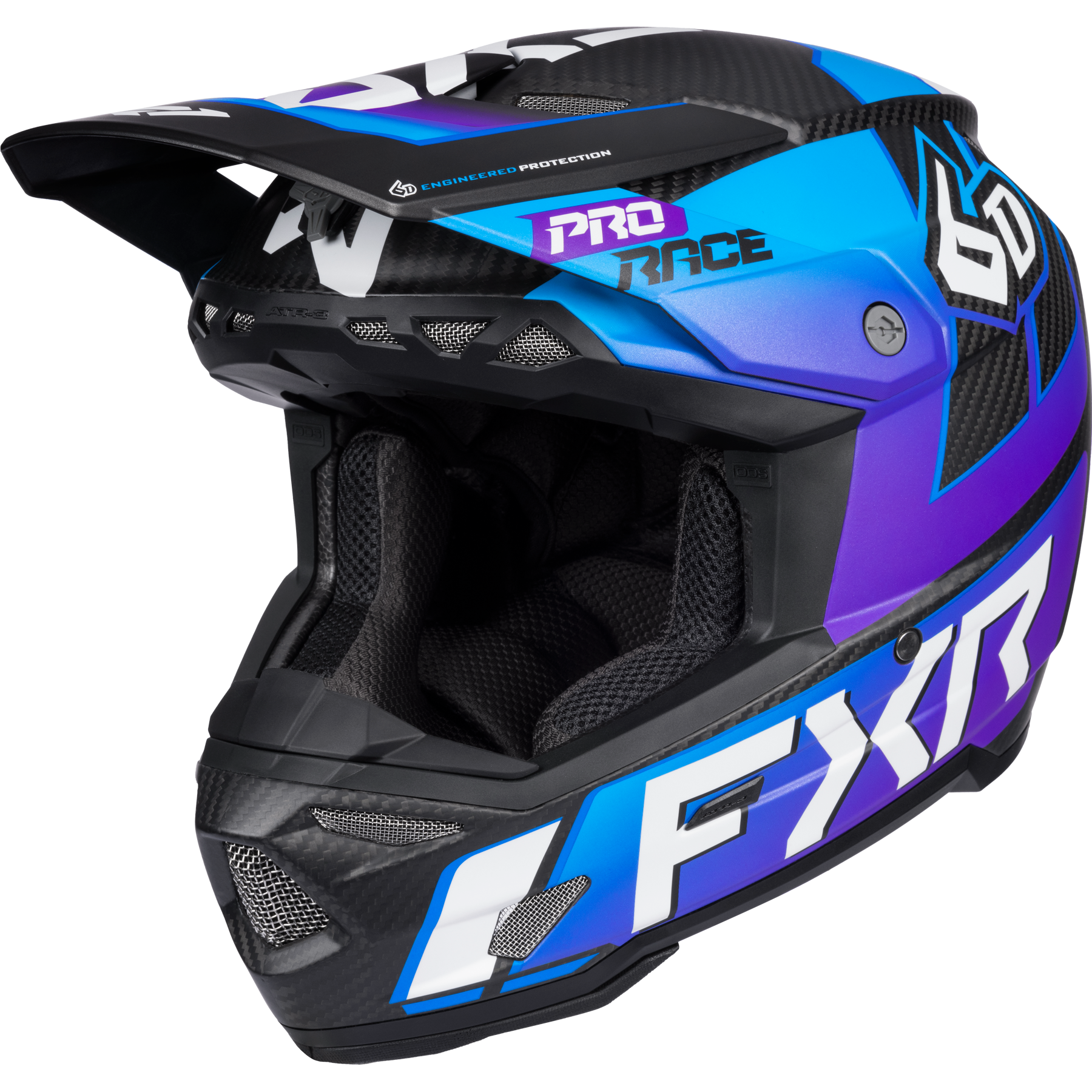 FXR 6D ATR-3Y Youth MX Helmet Aurora