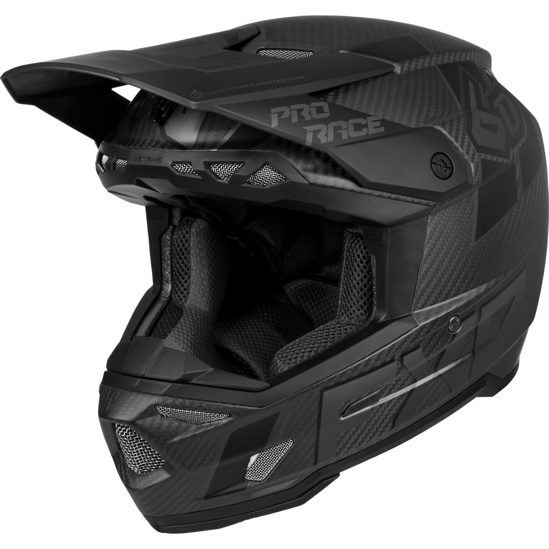 FXR 6D ATR-3 FIM Helmet 2026 Matte Black