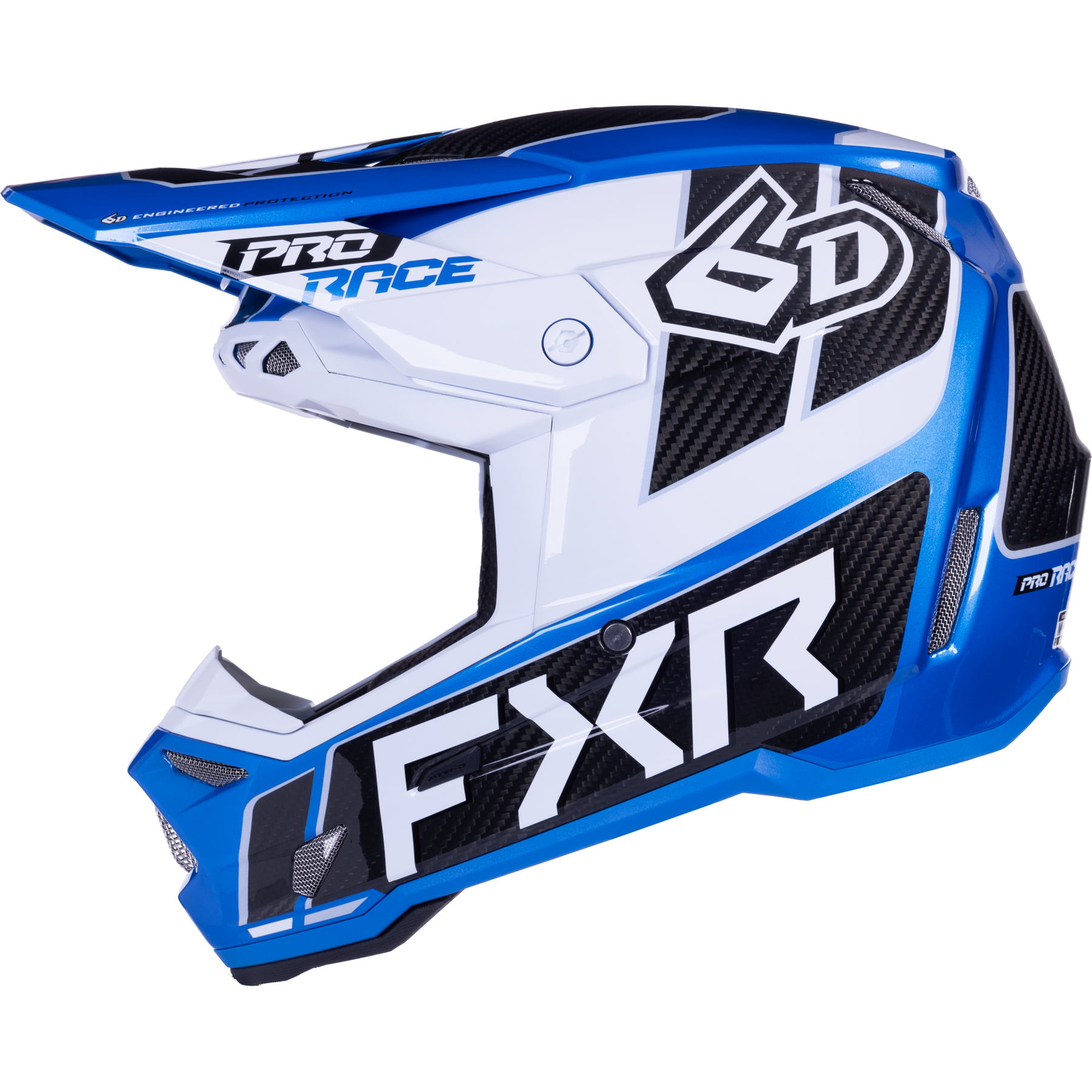FXR 6D ATR-3 MX Helmet Cobalt