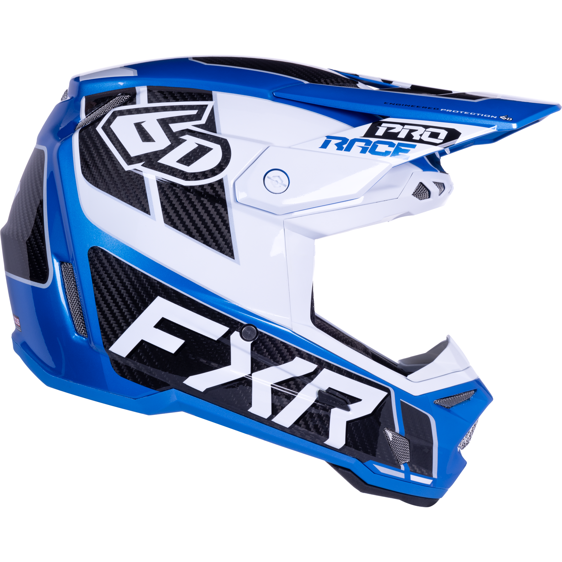 FXR 6D ATR-3 MX Helmet Cobalt