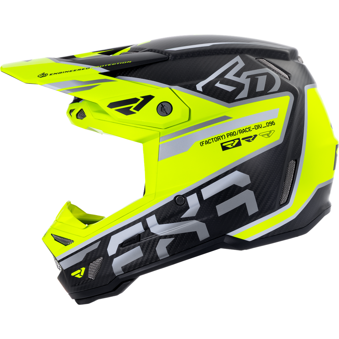 FXR 6D ATR-3 FIM Helmet 2026 HiVis