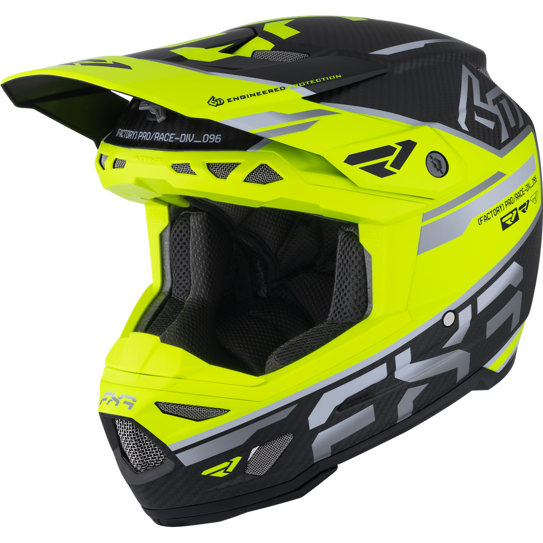 FXR 6D ATR-3 FIM Helmet 2026 HiVis