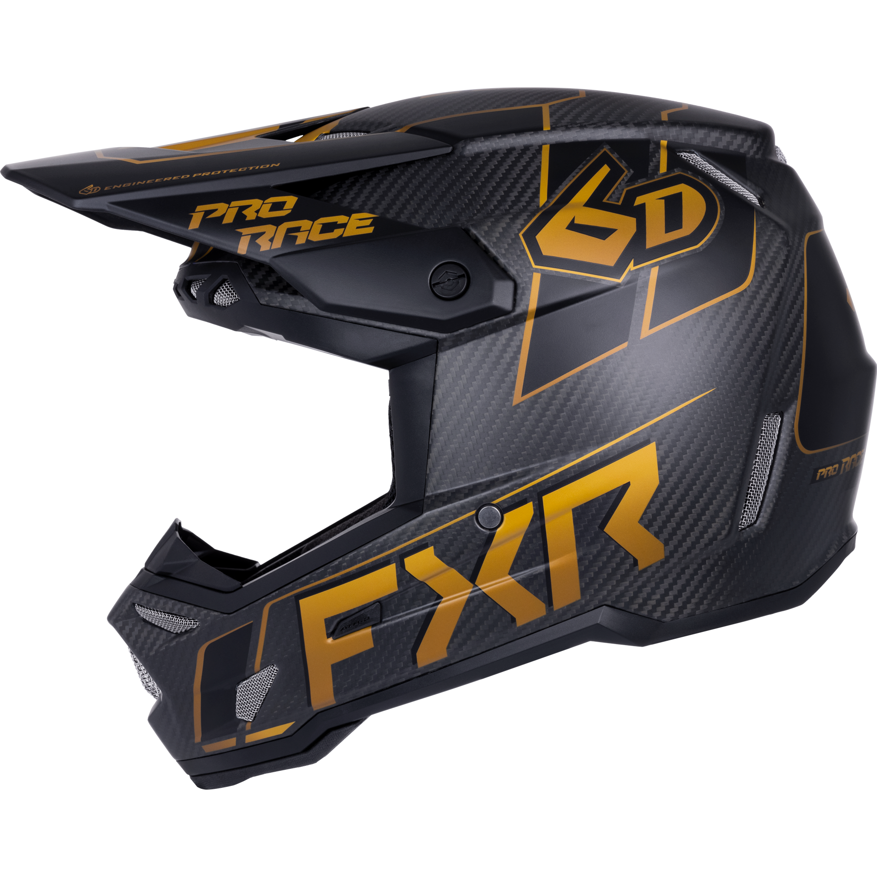 FXR 6D ATR-3 MX Helmet Texas Tea