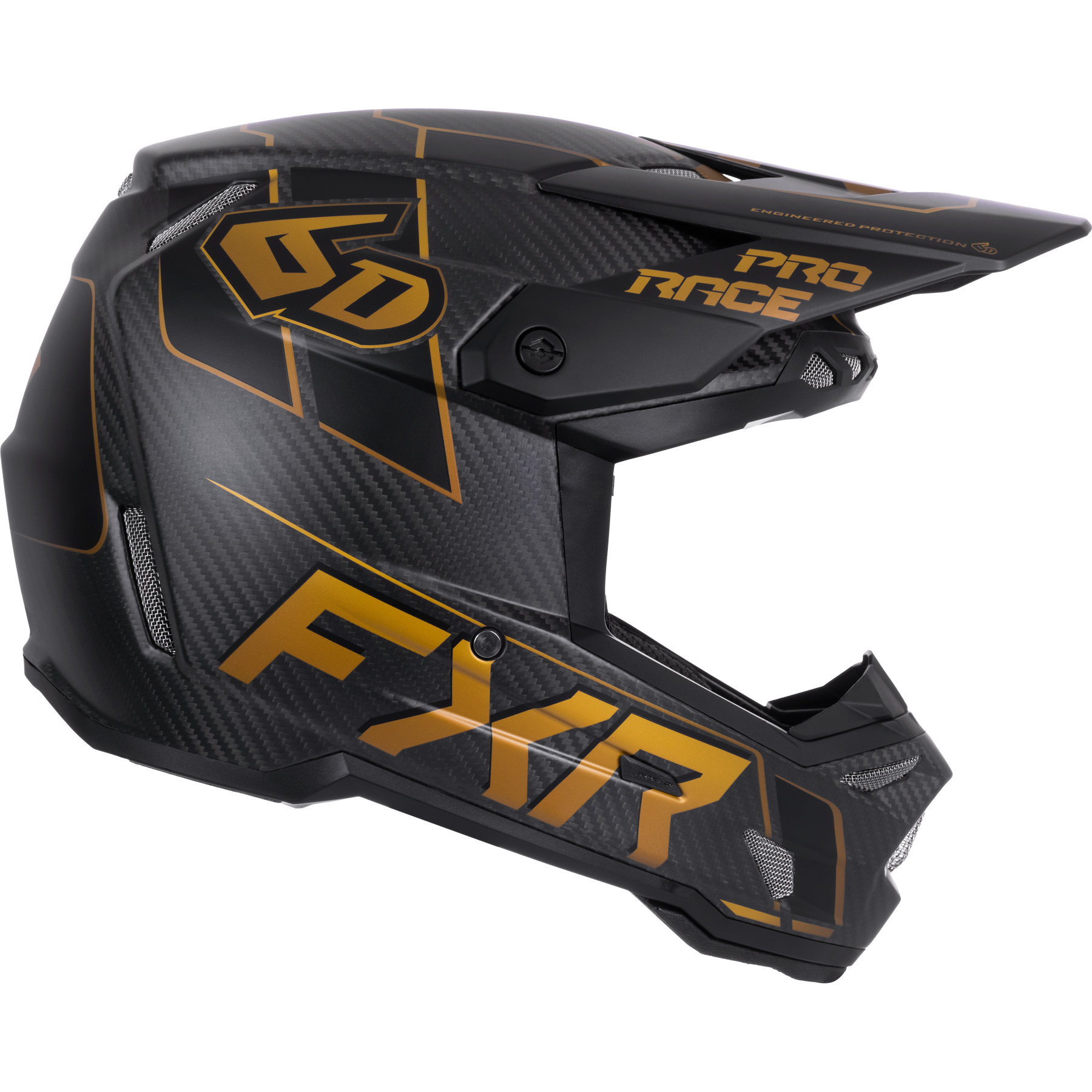 FXR 6D ATR-3 MX Helmet Texas Tea
