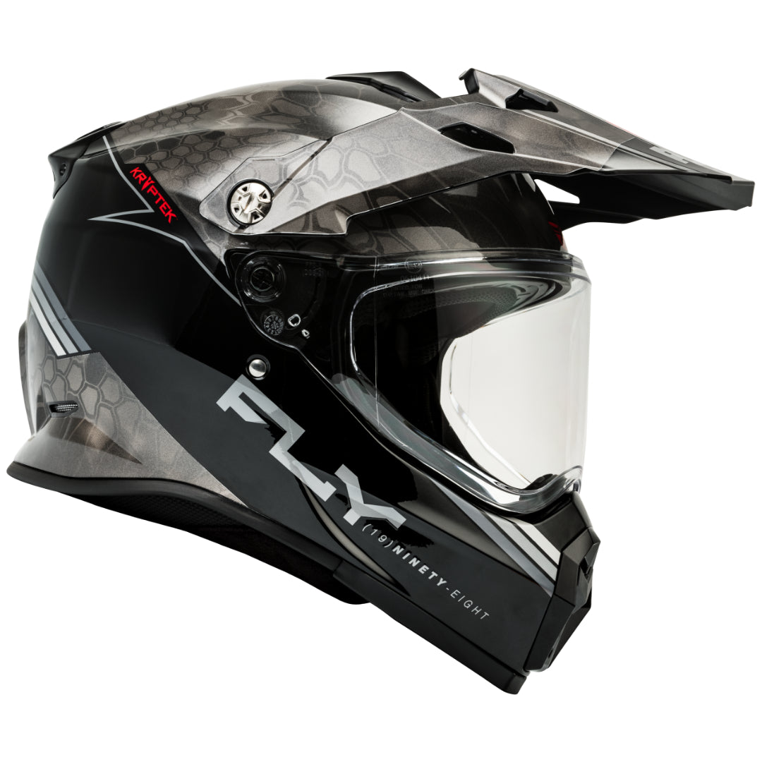 Fly Trekker Kryptek Adventure Helmet Black/Grey/White
