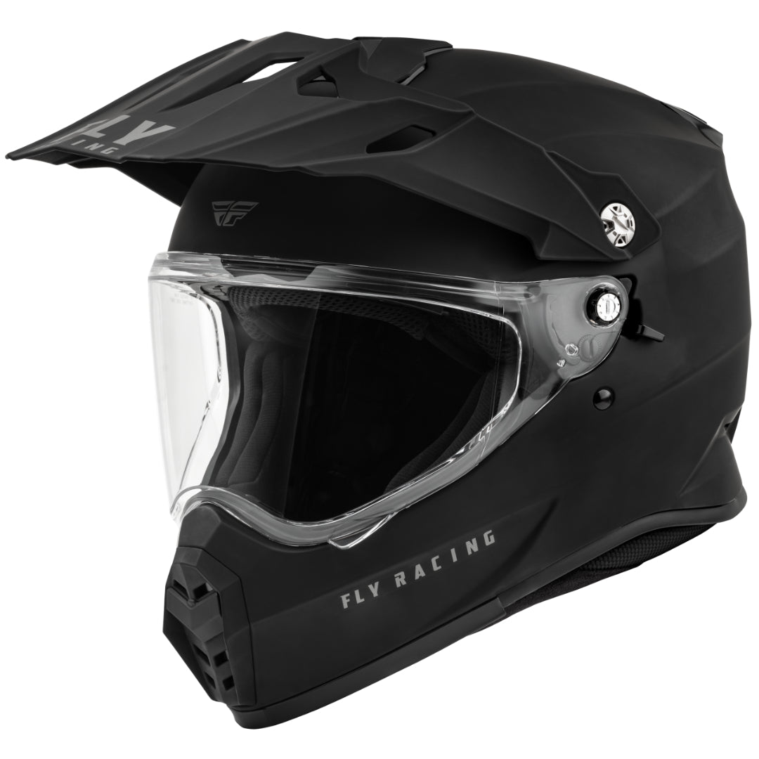 Fly Trekker Solid Adventure Helmet Matte Black