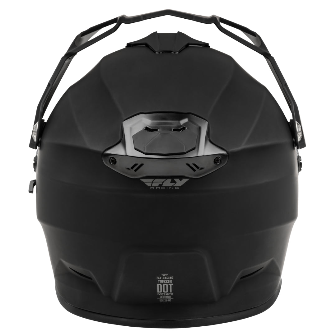 Fly Trekker Solid Adventure Helmet Matte Black