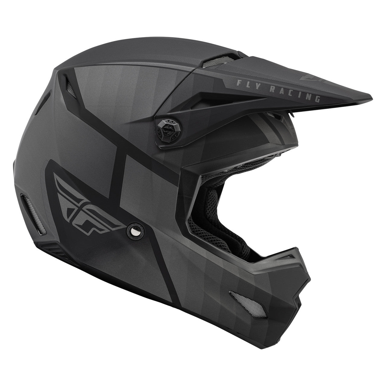 Fly Kinetic Drift MX Helmet Matte Black/Charcoal