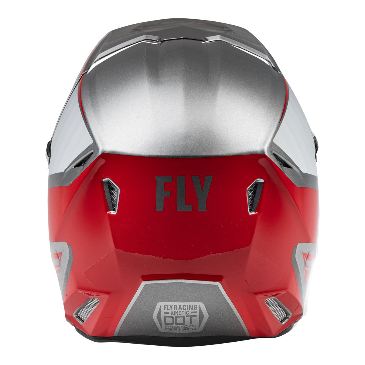 Fly Kinetic Drift MX Helmet Charcoal/Lite Grey/Red