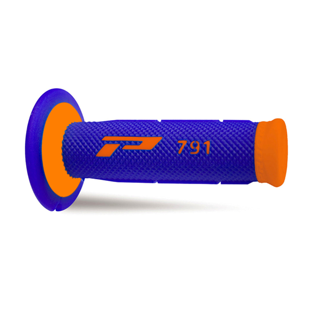 Pro Grip 791 Dual Density MX Grips Flo Orange/Blue