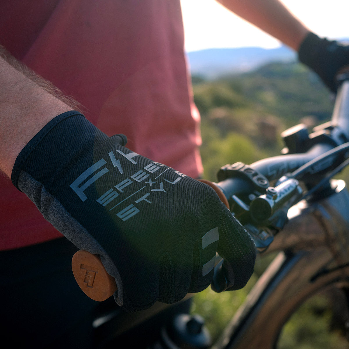Fasthouse Impakt Utopia MTB Glove - Black/Gray