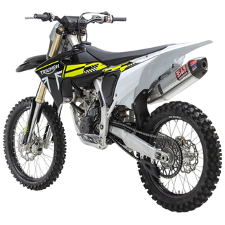 Yoshimura RS-12 Full Exhaust System Triumph TF250X 24-26 (S.Steel/S.Steel/Carbon Cap)