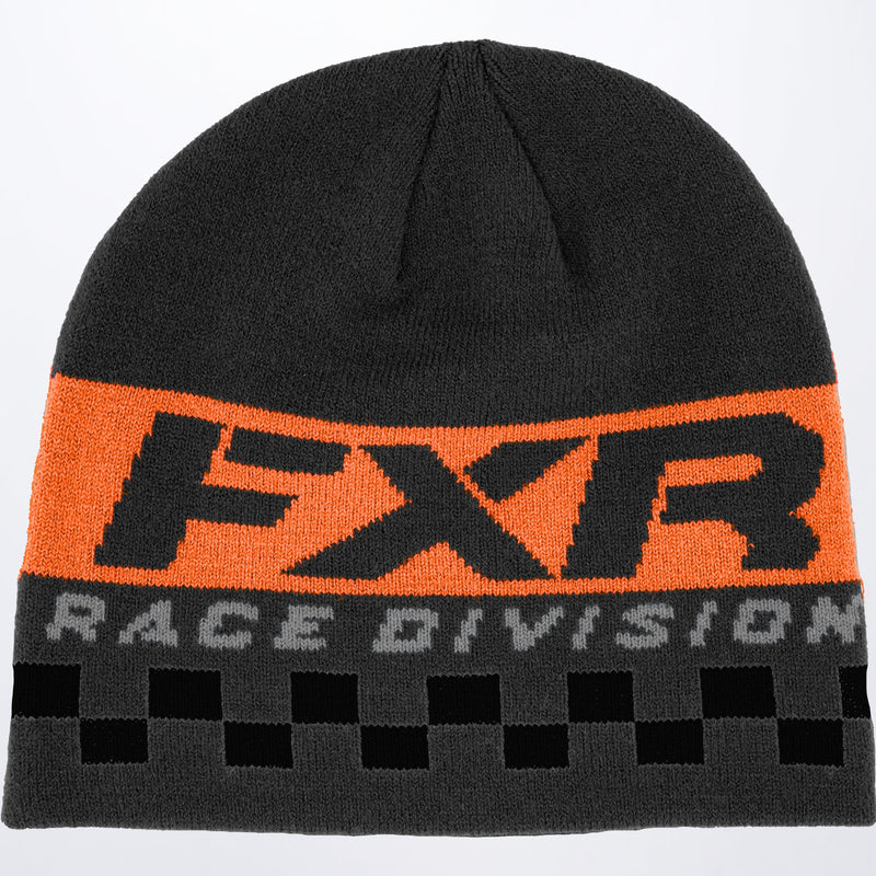 FXR Race Division YOUTH Beanie Charcoal Heather/Orange