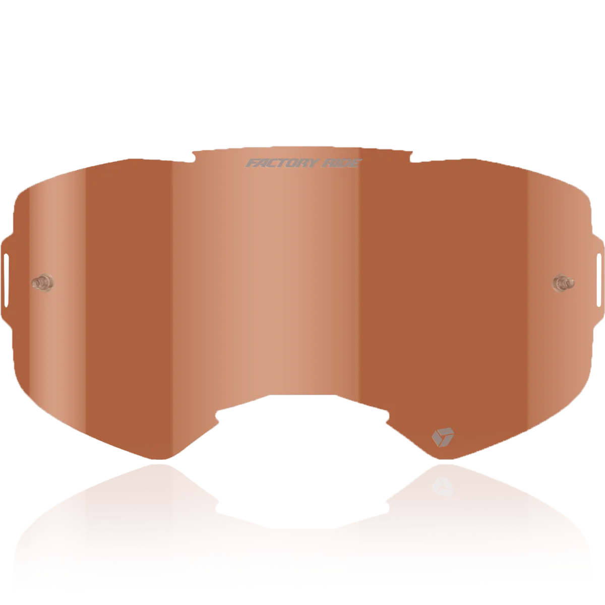 Factory Ride MX Single Lens With Tear Off Post - Bronze