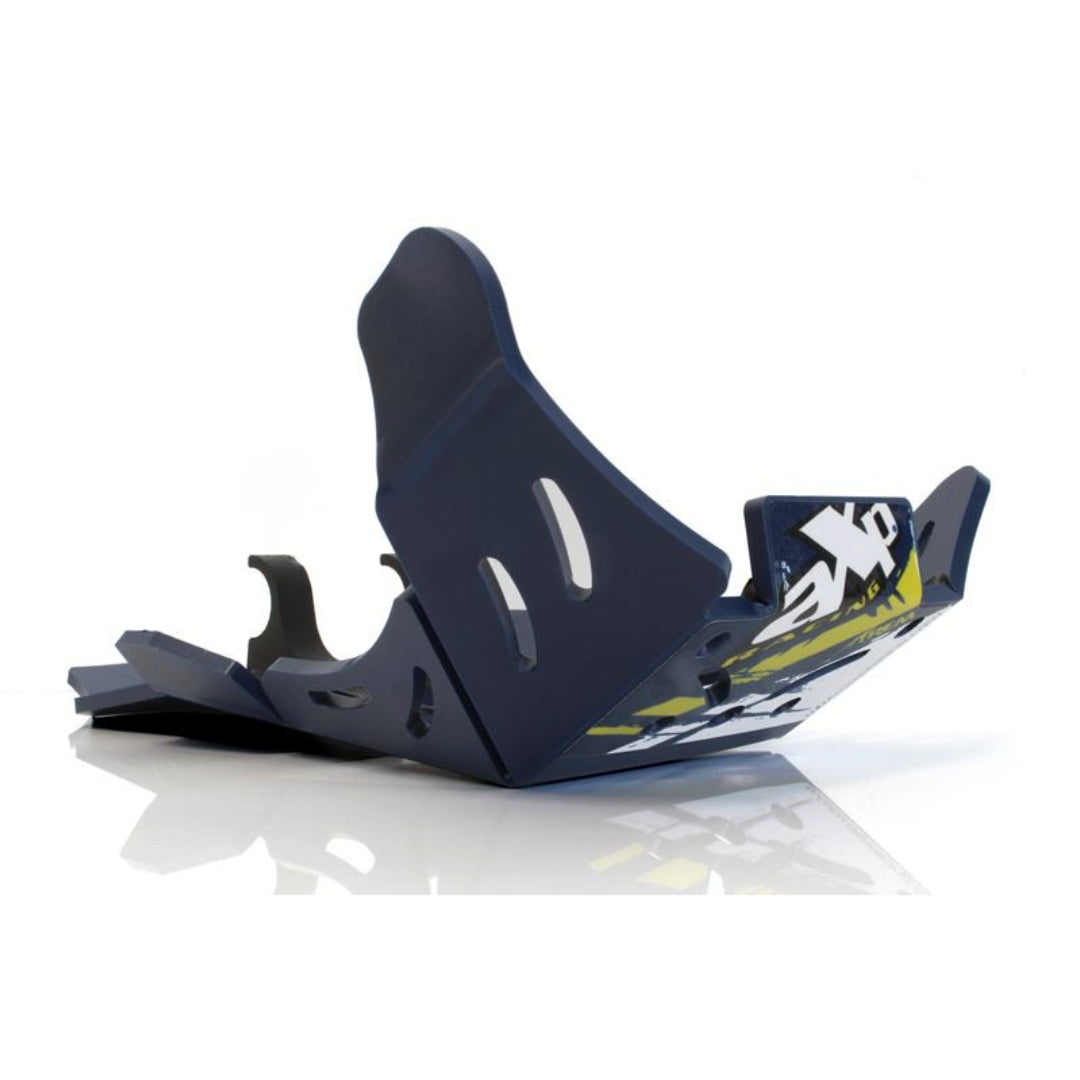 AXP Xtrem HDPE Skid Plate Husqvarna FE250-FE350 17-23 Blue