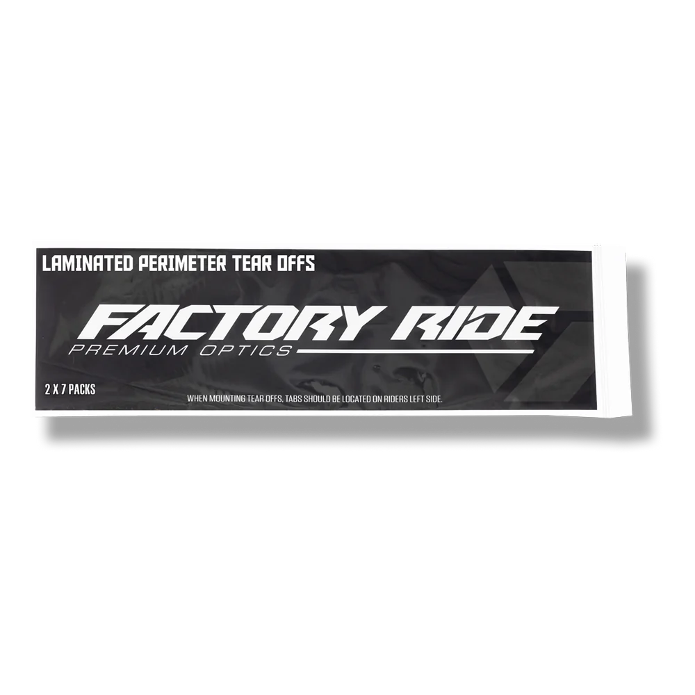 Factory Ride Laminate Perimeter Seal Tear-Offs - 14 Pack
