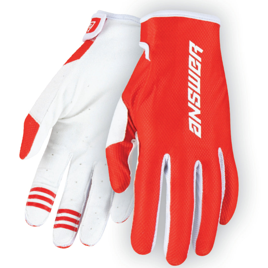 Answer Ascent MX Glove Red/White