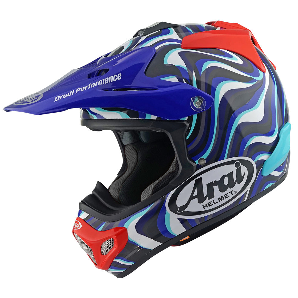 Arai MX-V Evo MX Helmet Stream Blue