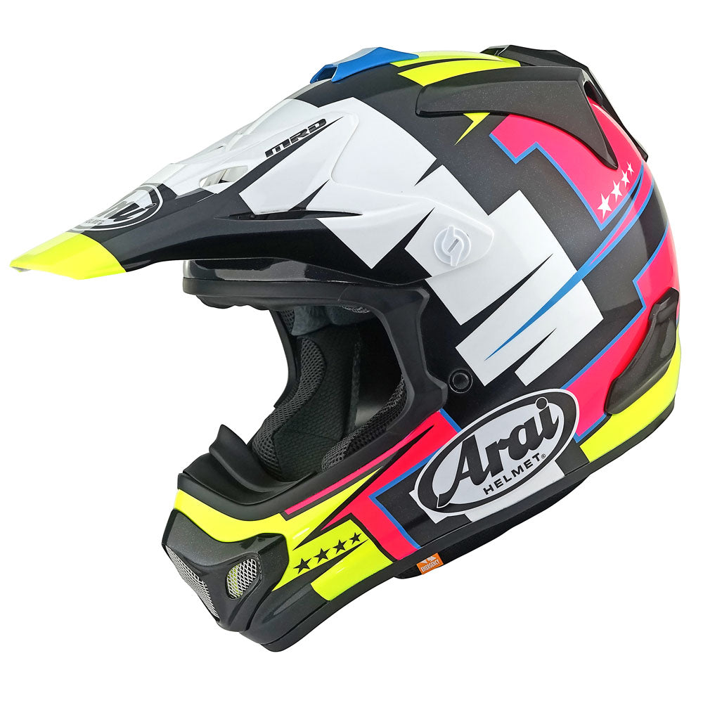 Arai MX-V Evo MX Helmet Battle Yellow