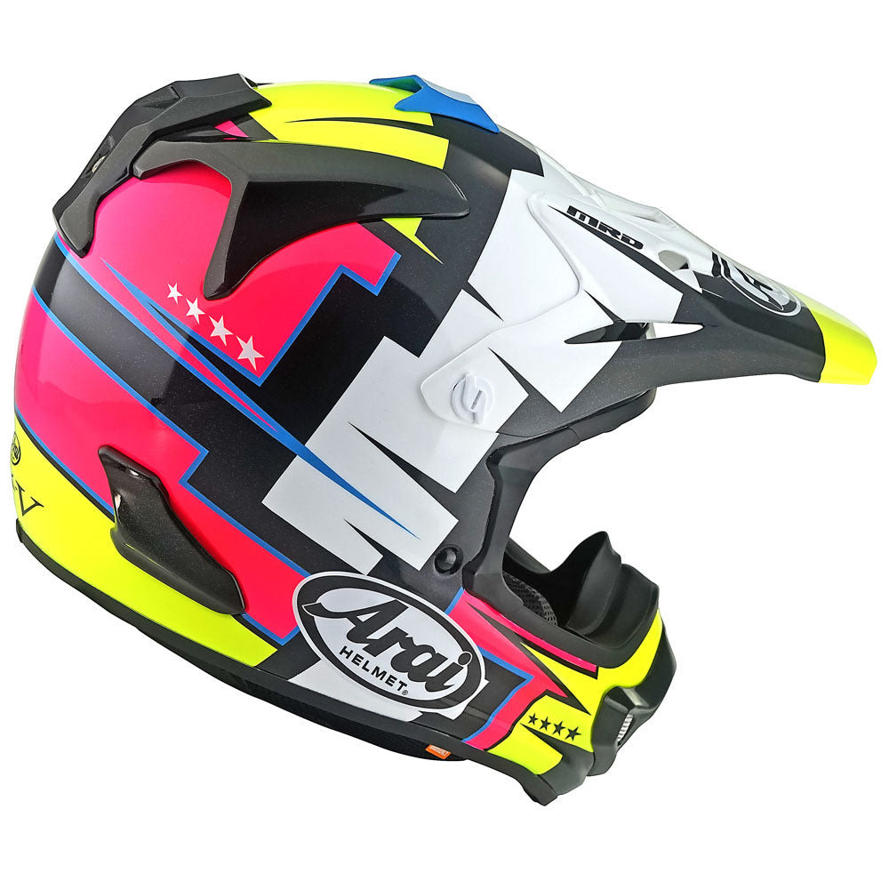 Arai MX-V Evo MX Helmet Battle Yellow