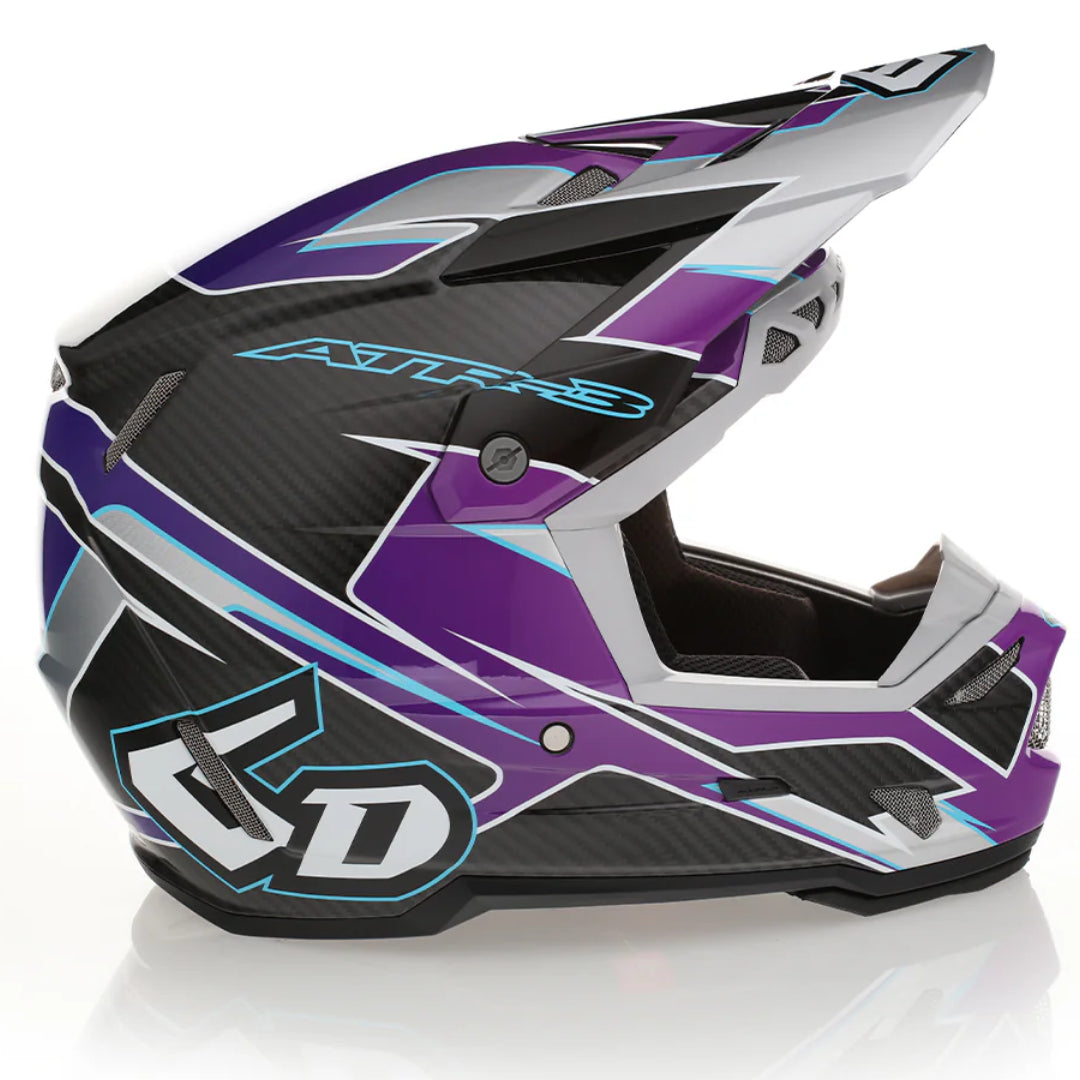 6D ATR-3 FIM MX Helmet Reflex Gloss Purple