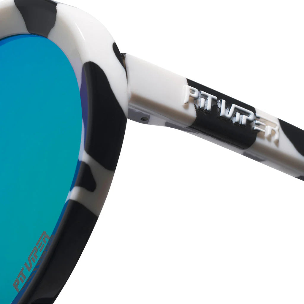 Pit Viper The Cowabunga Admirer Sunglasses - Blue-Green Lens