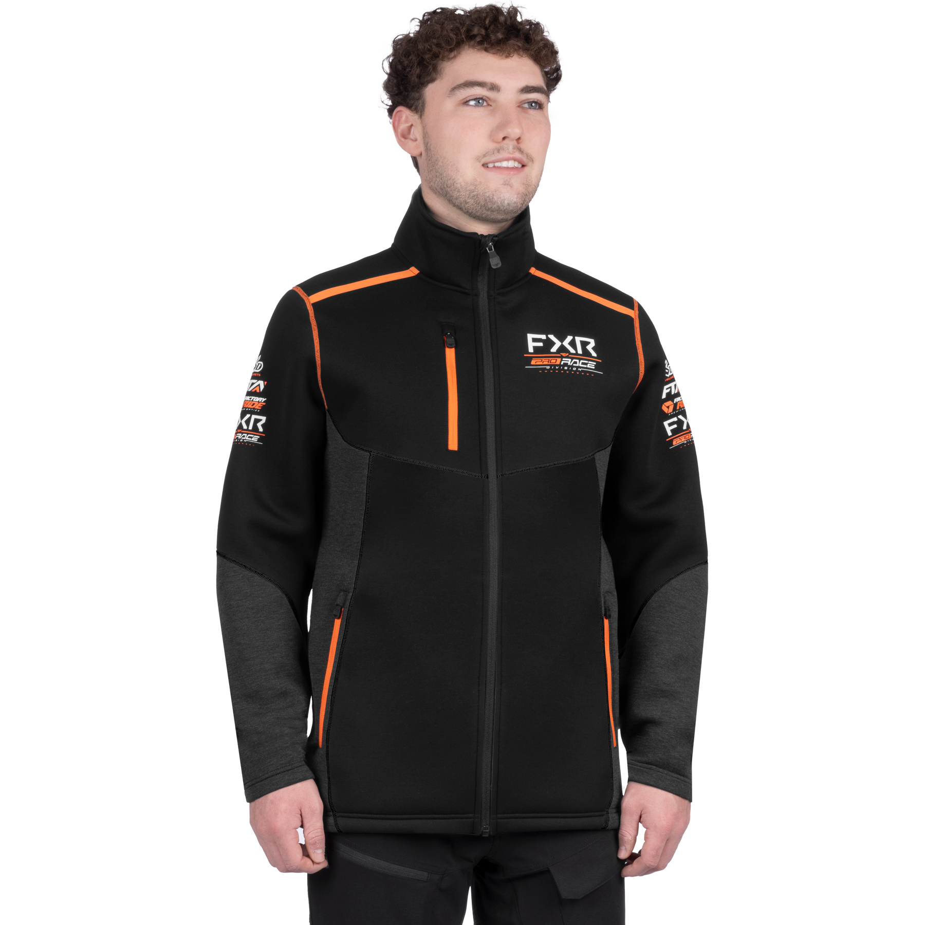 FXR Altitude Tech Zip Up Jacket Black/Orange