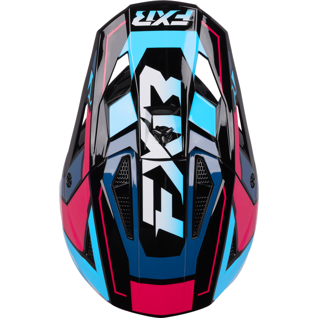 FXR Apex ECE 22.06 MX MIPS Helmet 2027 Cyanide