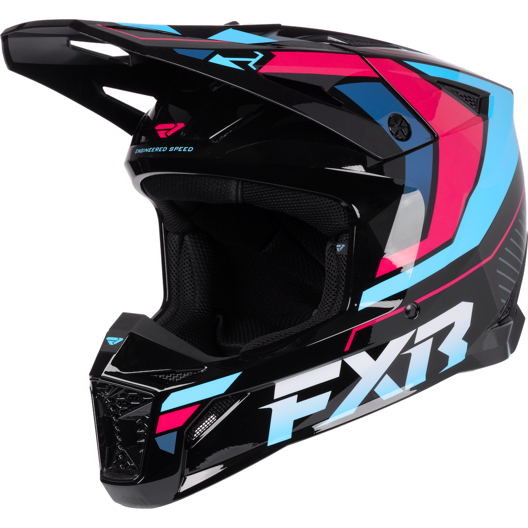 FXR Apex ECE 22.06 MX MIPS Helmet 2027 Cyanide