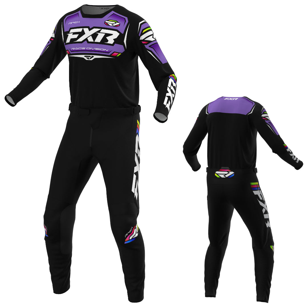 FXR Apex 2027 MX Kit Combo Purple/Black