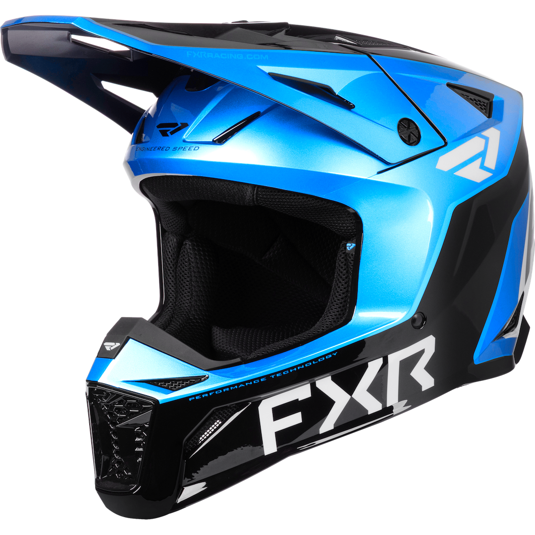 FXR Apex ECE 22.06 MX Helmet 2027 Blue