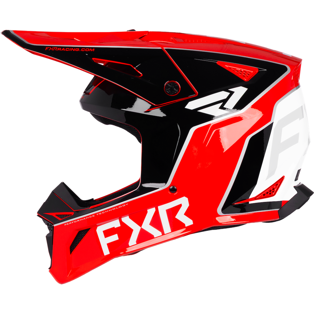 FXR Apex ECE 22.06 MX Helmet 2027 Red