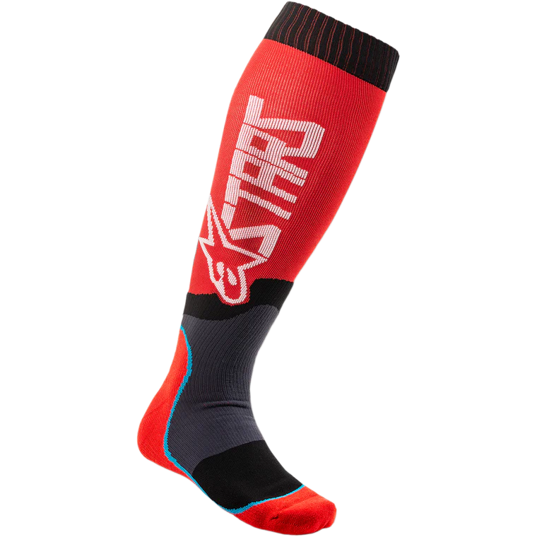 Alpinestars MX PLUS-2 Socks RED WHITE