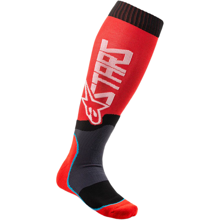 Alpinestars MX PLUS-2 Socks Red/White