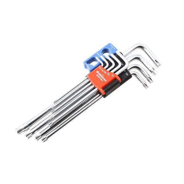 Bikeservice Tools 9pc Magnetic Torx Key Set LONG - BS9101