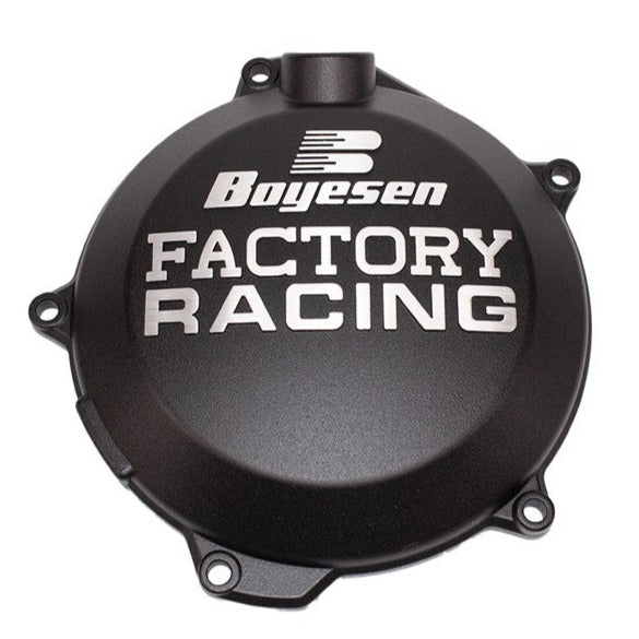 Boyesen Clutch Cover KTM/HQV/GAS SX/SX-F/TC/FC/TX/FX250-450 23-25, EXC/EXC-F/TE/FE250-501 24-25, MC/MC-F/EC/EC-F/EX/EX-F250-500 24-25 Black