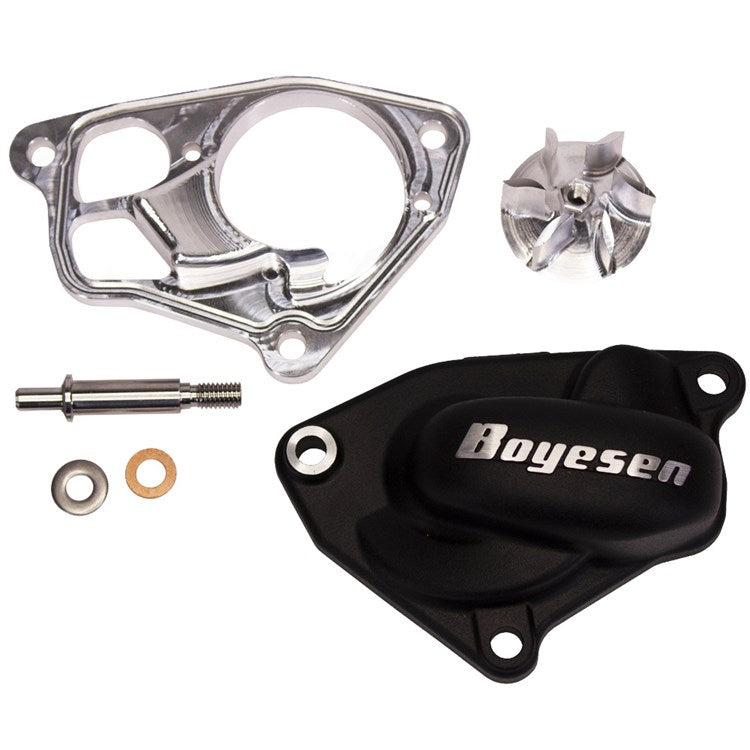 Boyesen Supercooler Water Pump Kit YAMAHA YZ450F 23-25, WR450F 24-25, YZ450FX 24-25 Black