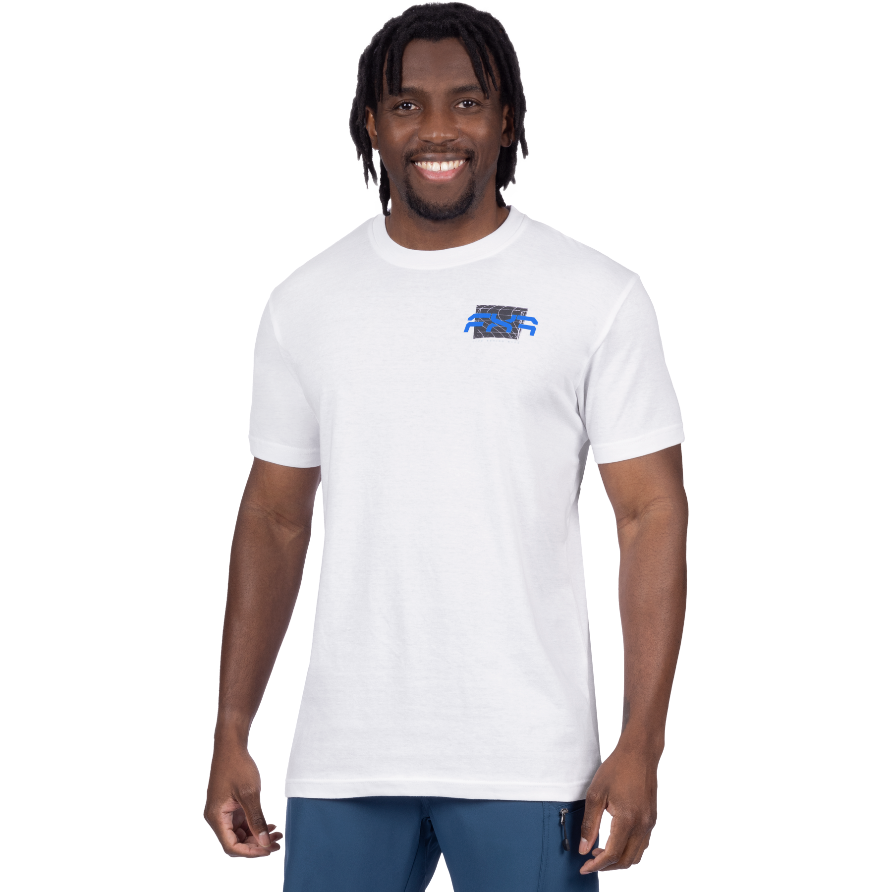 FXR Behind Bars Premium T-Shirt White/Asphalt