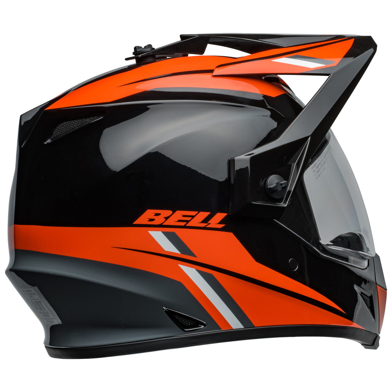 Bell MX-9 Adventure Mips Helmet Alpine Black/Orange - Clear Visor