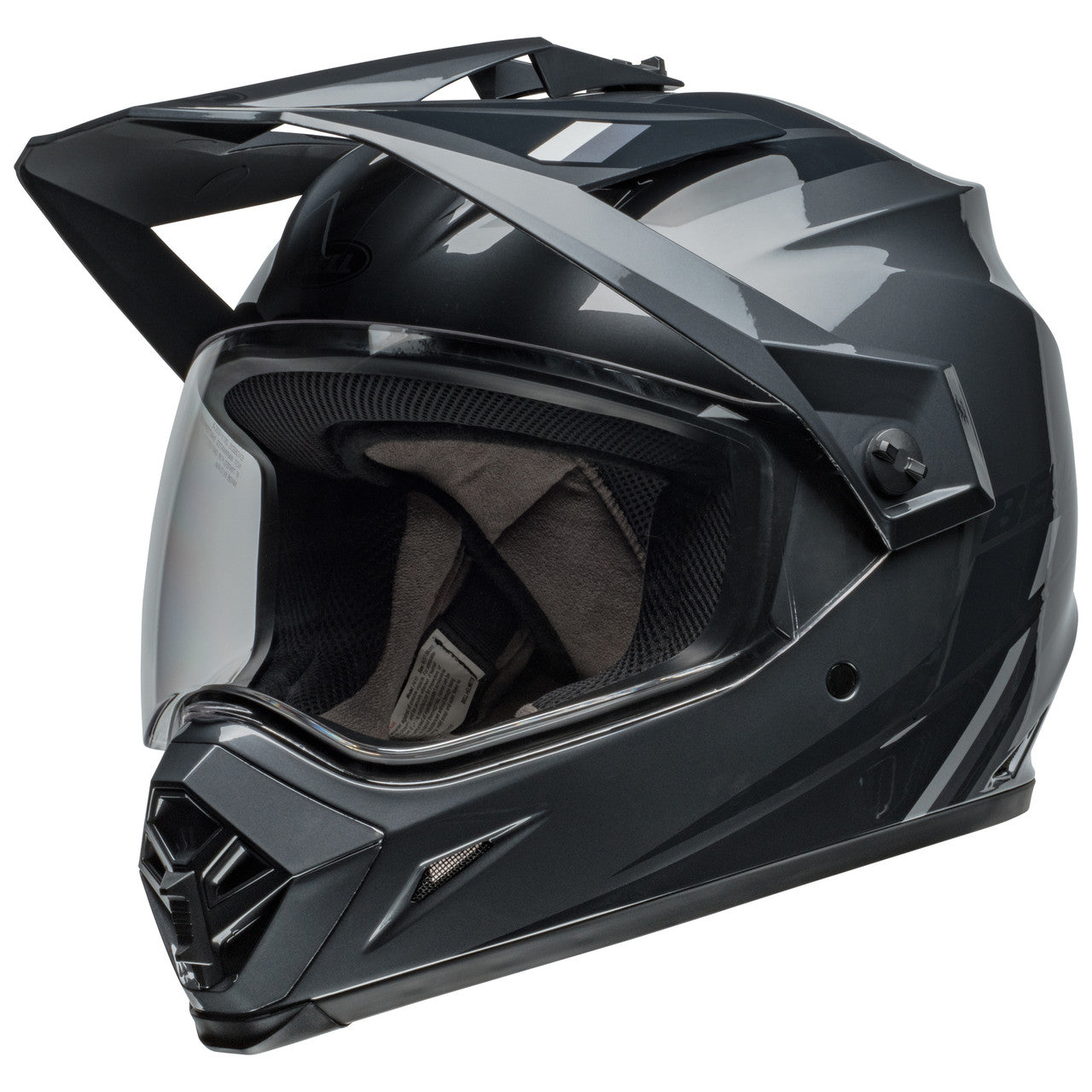 Bell MX-9 Adventure Mips Helmet Alpine Charcoal/Silver - Clear Visor