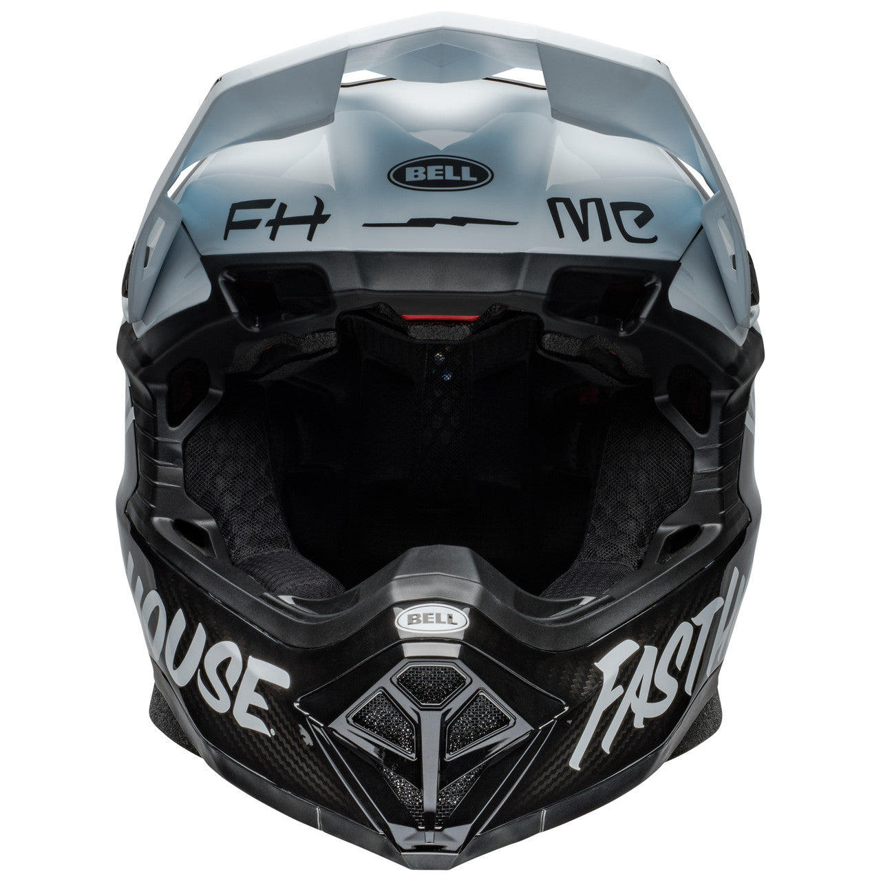 Bell Moto-10 Spherical Mips MX Helmet MODSQD M/G White/Black