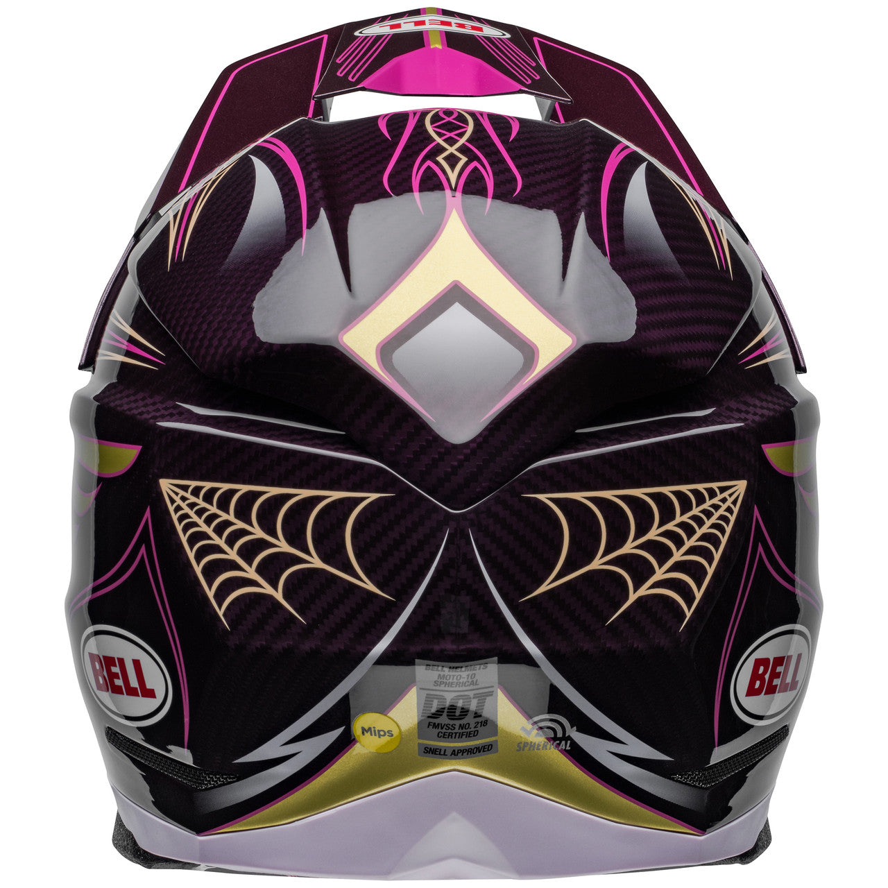 Bell Moto-10 Spherical Mips MX Helmet Tagger Purple Haze
